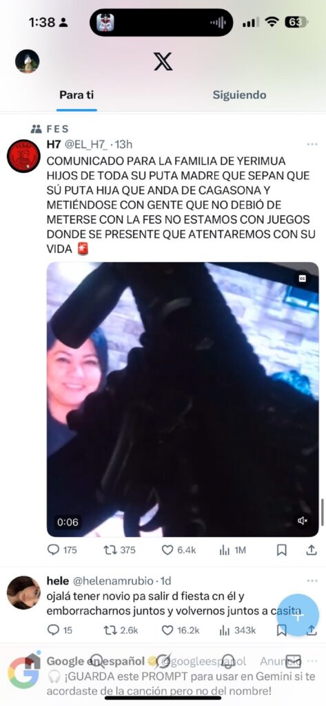 Yeri Mua recibe amenazas de muerte y culpa a lonche de huevito