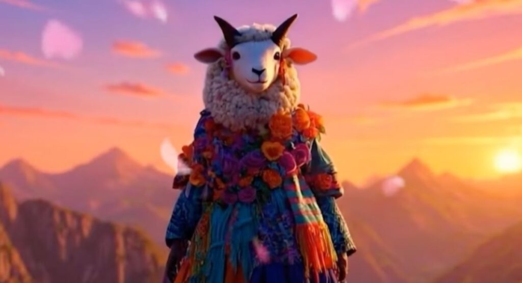 María Ovina en '¿Quién es la máscara?'