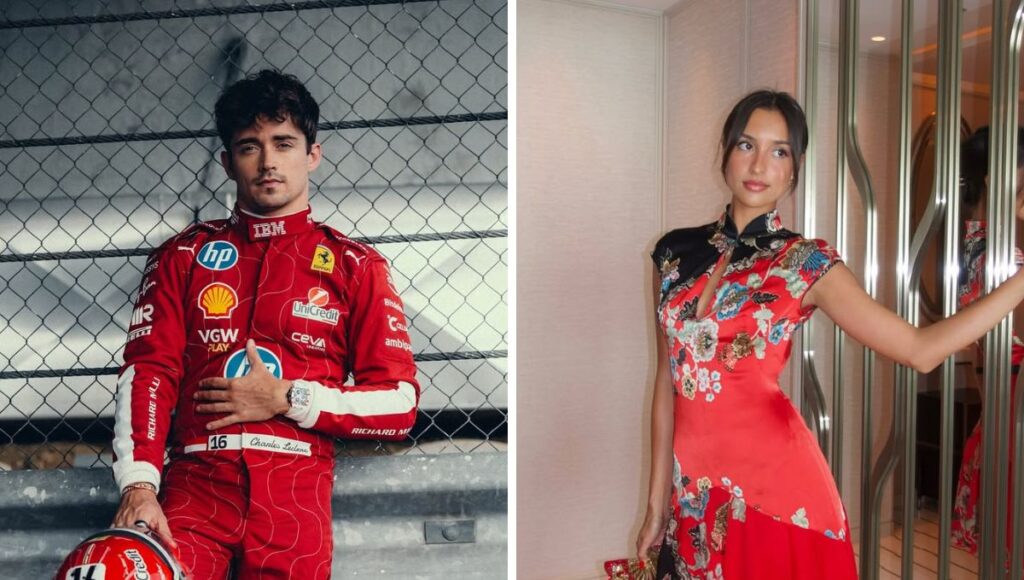 Quién es la novia de Charles Leclerc