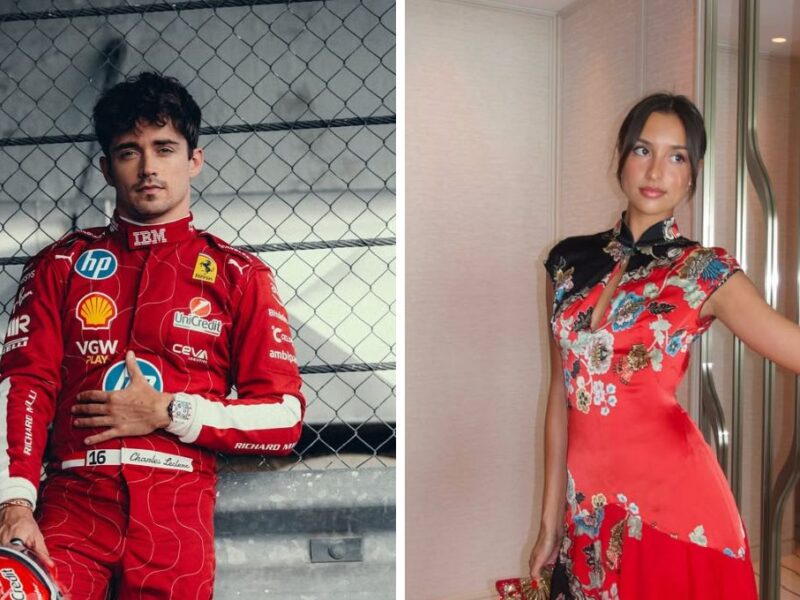 Quién es la novia de Charles Leclerc