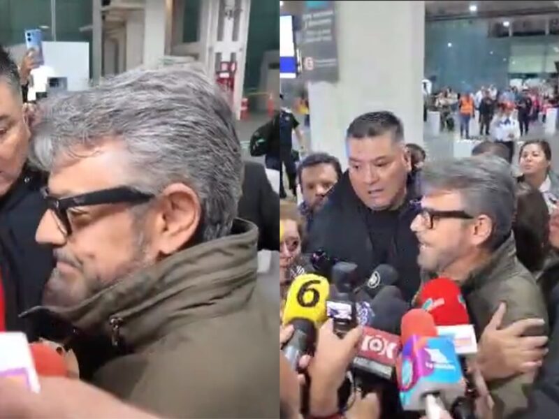 Prensa causa zafarrancho en el aeropuerto con Eugenio Derbez