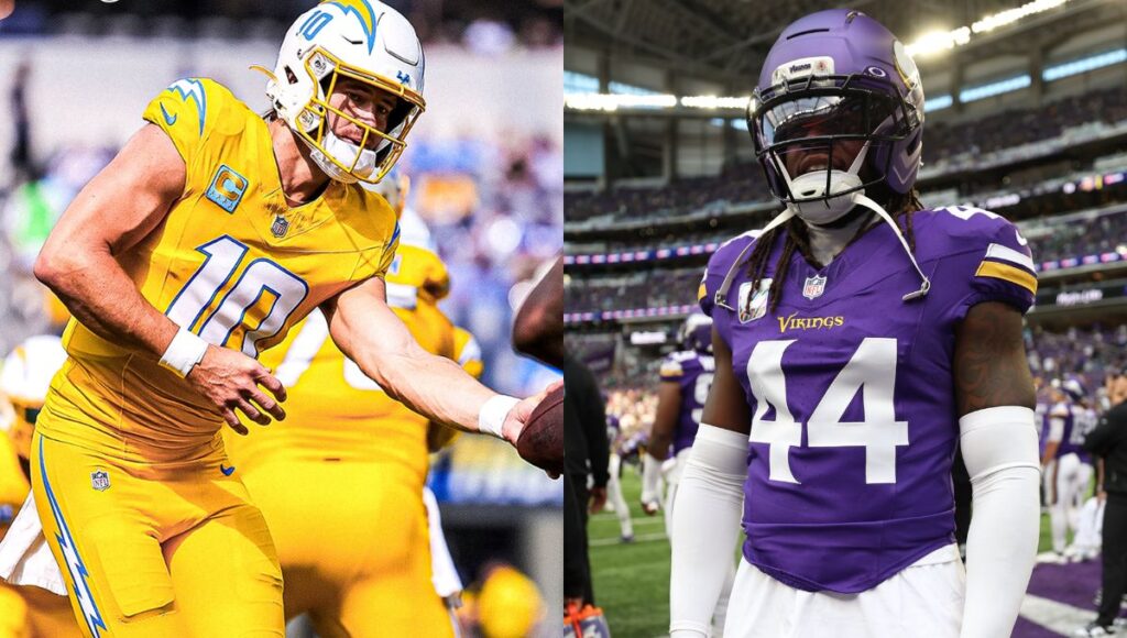 Horarios y donde ver el partido de Chargers vs Vikings NFL