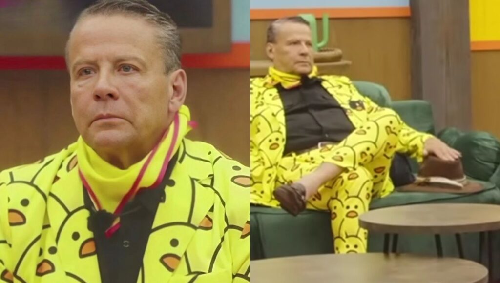 Precio del traje de pollitos de Alfredo Adame en Temu