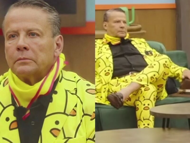 Precio del traje de pollitos de Alfredo Adame en Temu