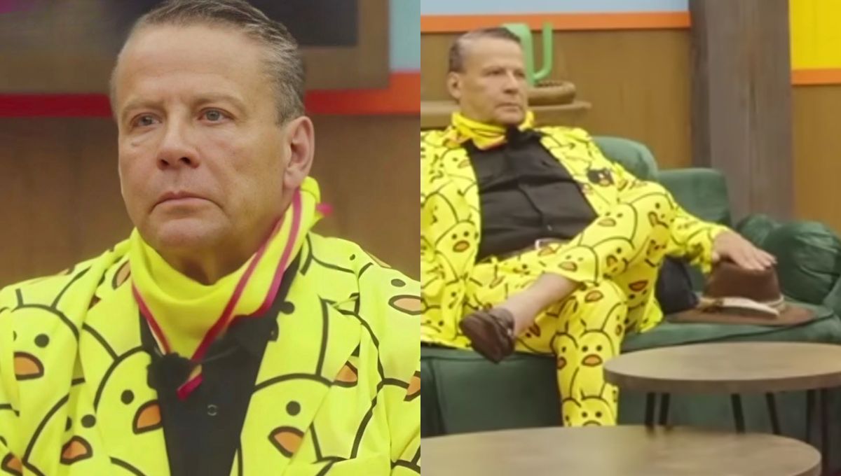 Precio del traje de pollitos de Alfredo Adame en Temu