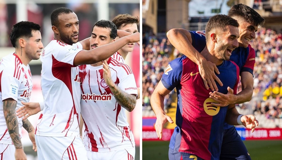 ¿Dónde y a qué hora ver en vivo el partido Barcelona vs Olympiacos:?