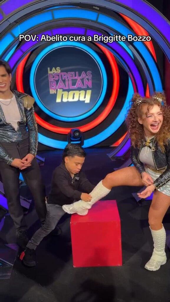 Briggitte Bozzo tiene accidente en Las Estrellas Bailan en Hoy