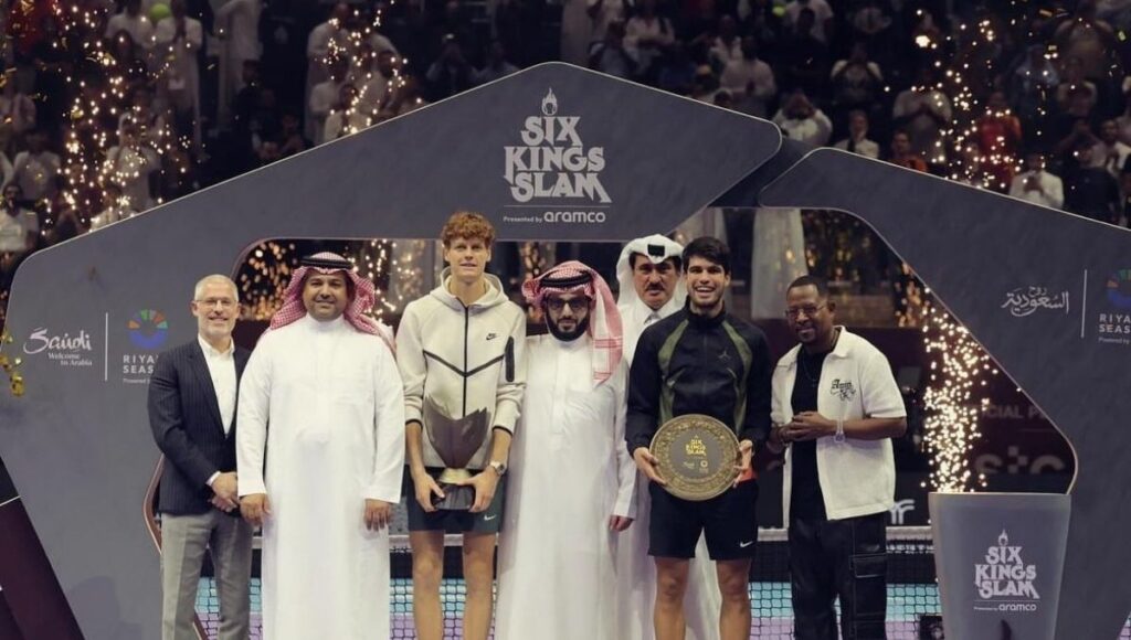 carlos alcaraz vs jannik sinner final six kings slam 2025