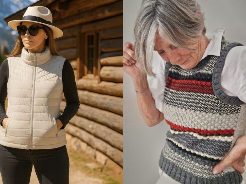 Chalecos ideales para mujeres mayores de 50 años