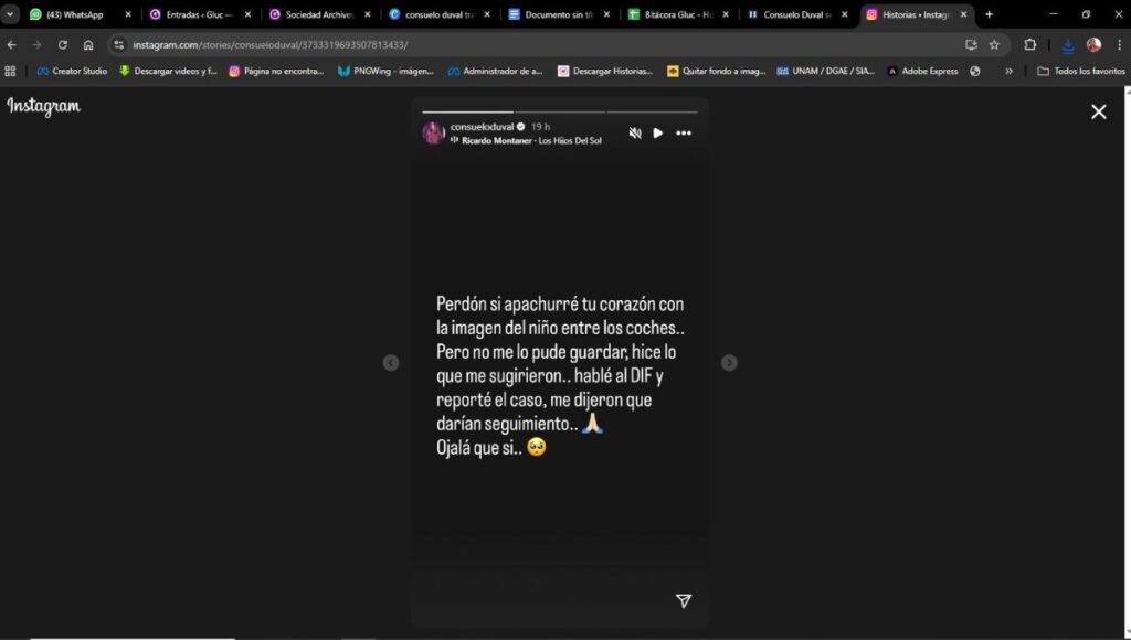 Consuelo Duval denuncia trabajo infantil en México