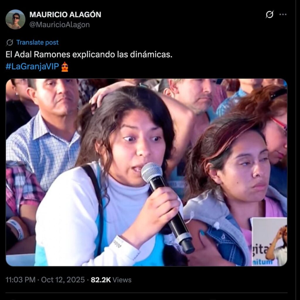 critican a adal ramones por su trabajo en la granja vip