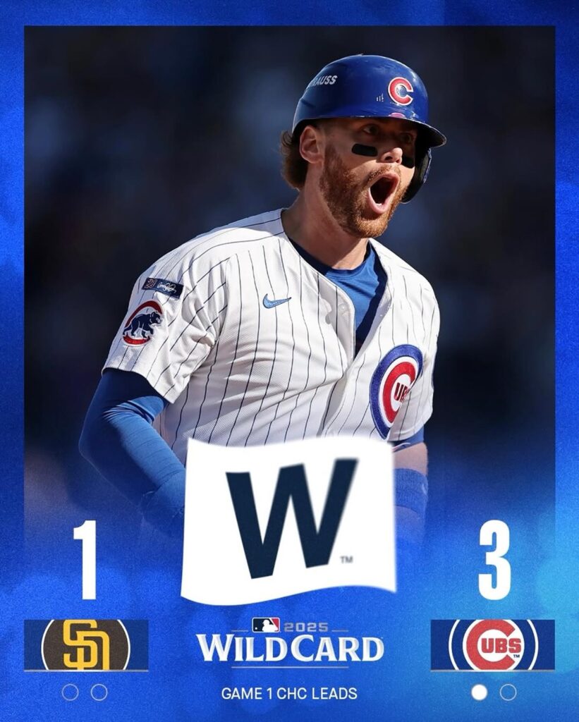 dónde ver hoy el juego 3 Cubs vs Padres eliminatorias