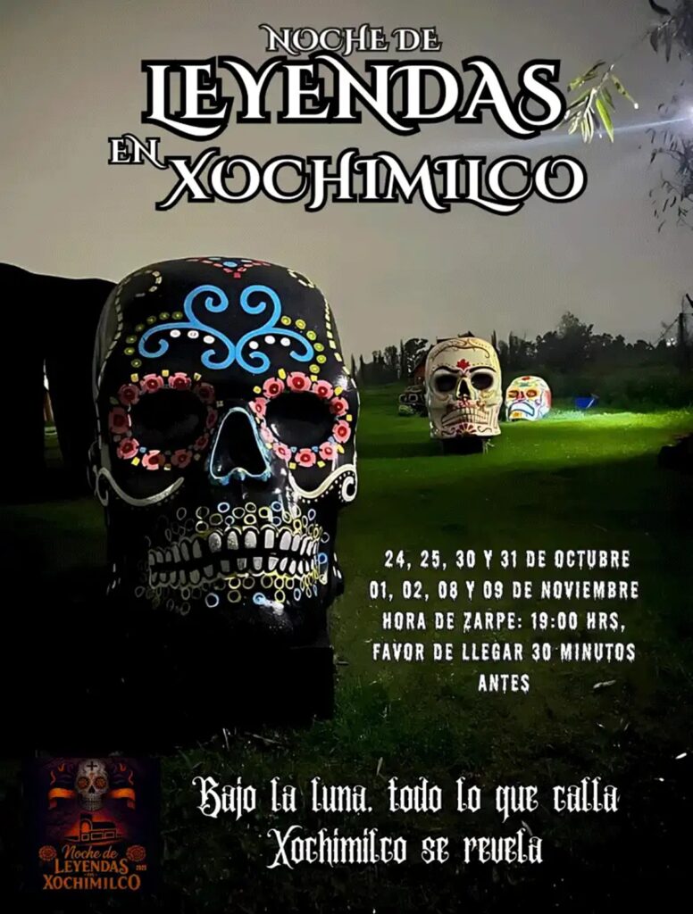 Fecha y precio Tour Noche de Leyendas 2025 en Xochimilco