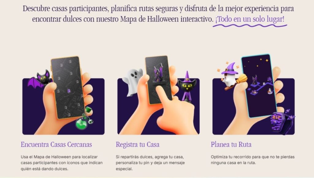 Dulce Halloween app pedir dulces