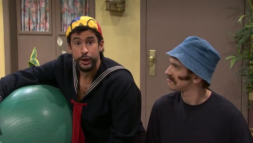 Bad bunny presenta homenaje a El Chavo del 8 en Saturday Night Live