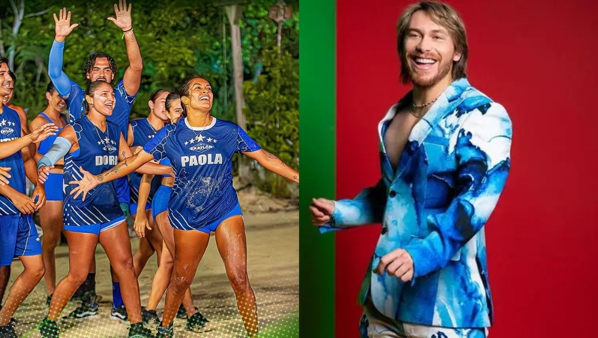 equipo azul de exatlon mexico hace baile de aldo de nigris