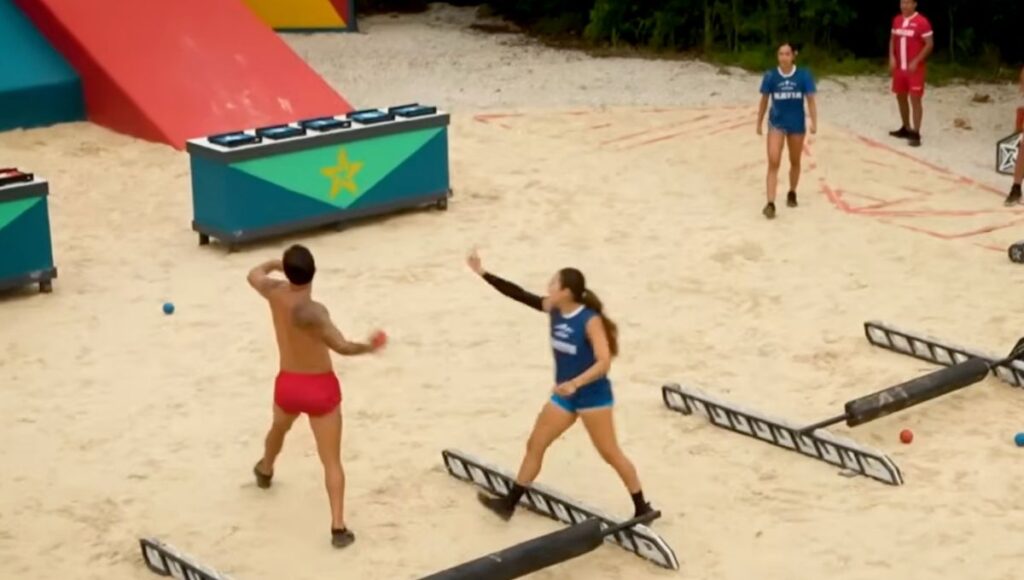 evelyn le pide a mono que no se meta con las mujeres de exatlon