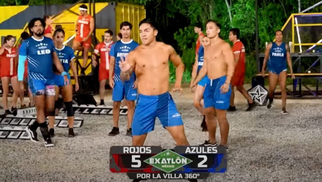koke guerrero celebra con baile de aldo de nigris en exatlon
