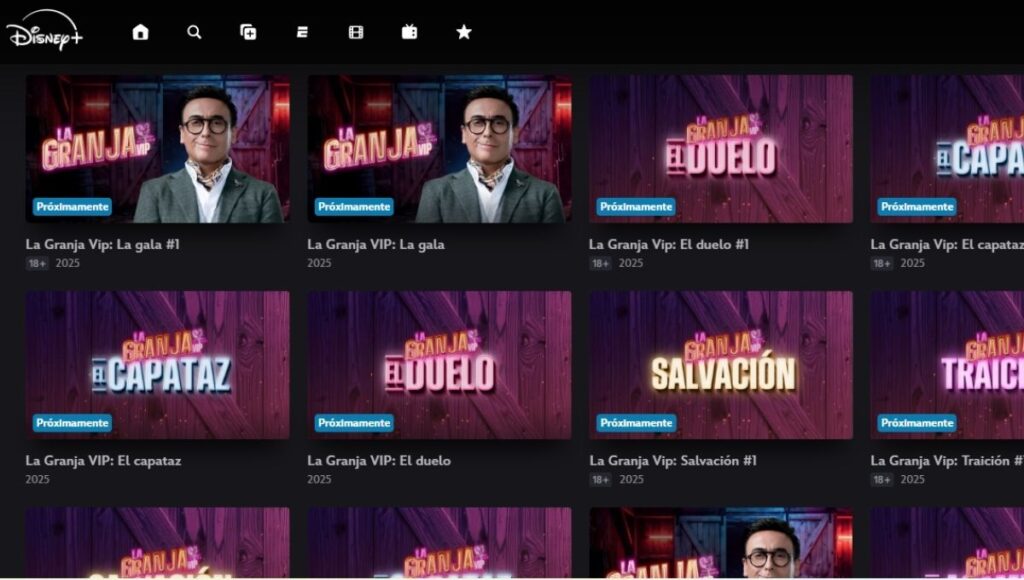 La Granja VIP suscripción de Disney Plus