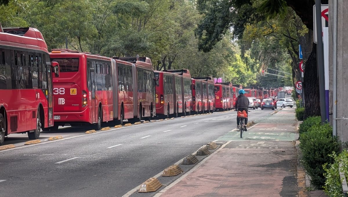 Estaciones del Metrobús permanecen cerradas en Insurgentes