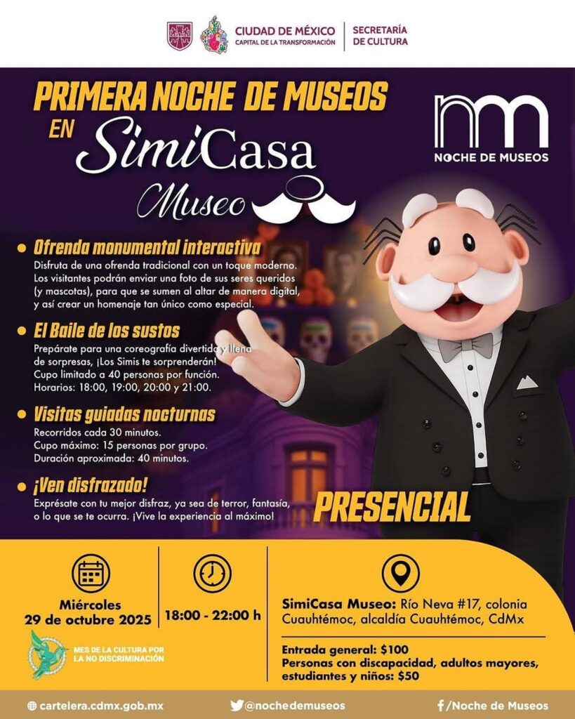 Simi Casa se une a la Noche de Museos en la CDMX
