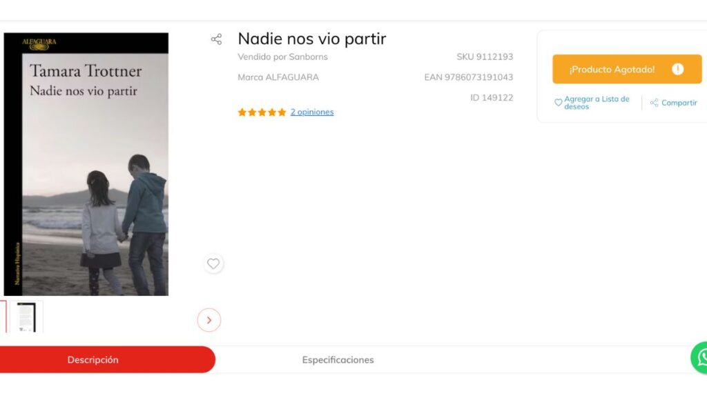 Nadie nos vio partir de Tamara Trottner