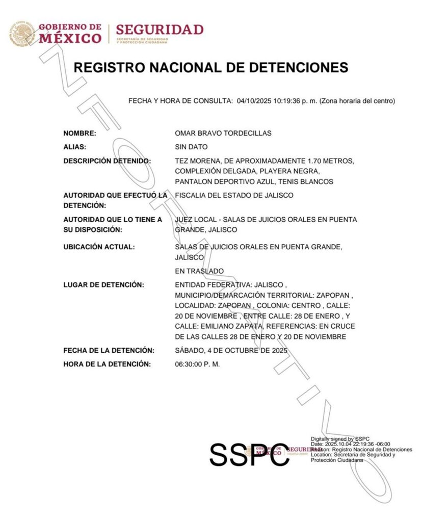 Detienen a Omar Bravo en Jalisco por presunto abuso infantil