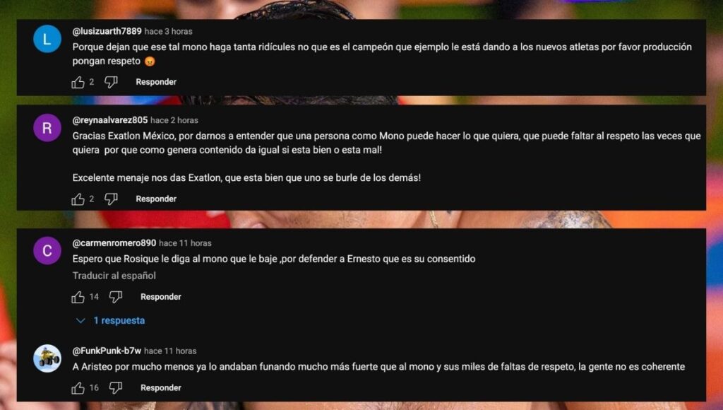piden castigo contra mono osuna por sus burlas en exatlon mexico