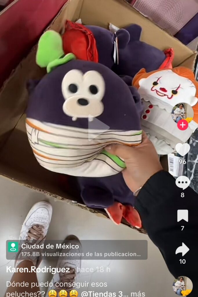 precios de los peluches virales de tiendas 3b