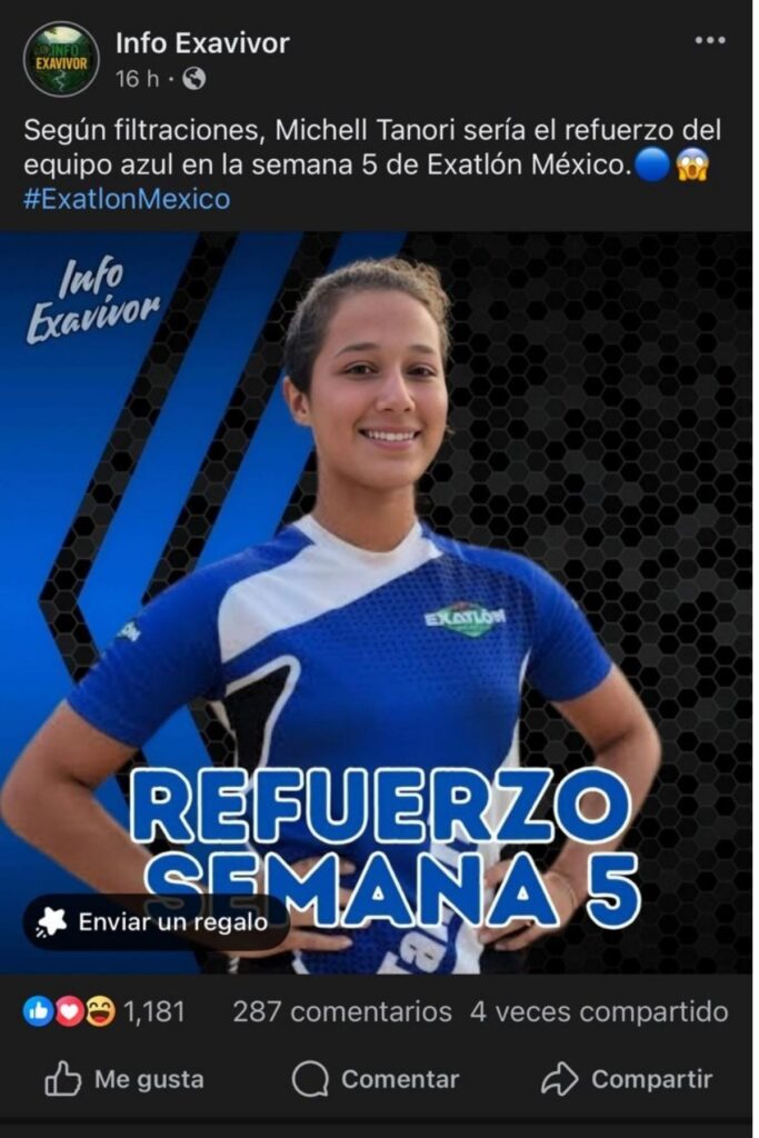 quien es el nuevo refuerzo azul de exatlon mexico 2025