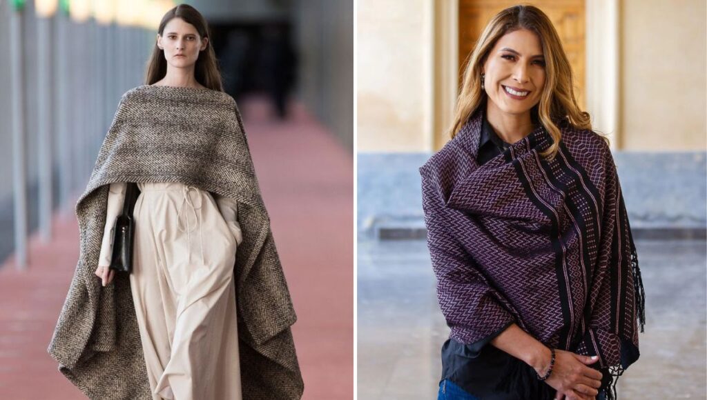Rebozos, la tendencia de moda de otoño 2025