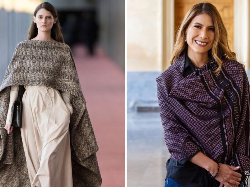 Rebozos, la tendencia de moda de otoño 2025