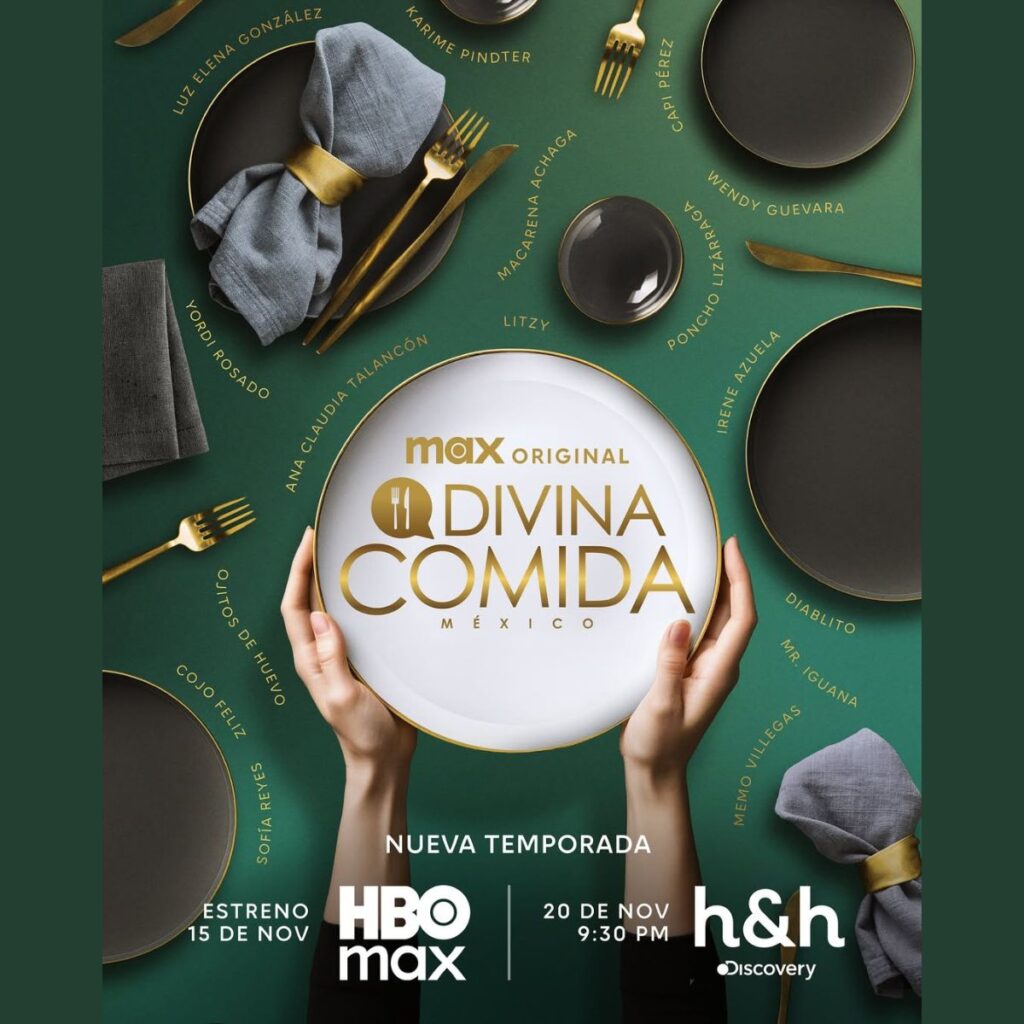Calendario de estreno Divina Comida México 2025