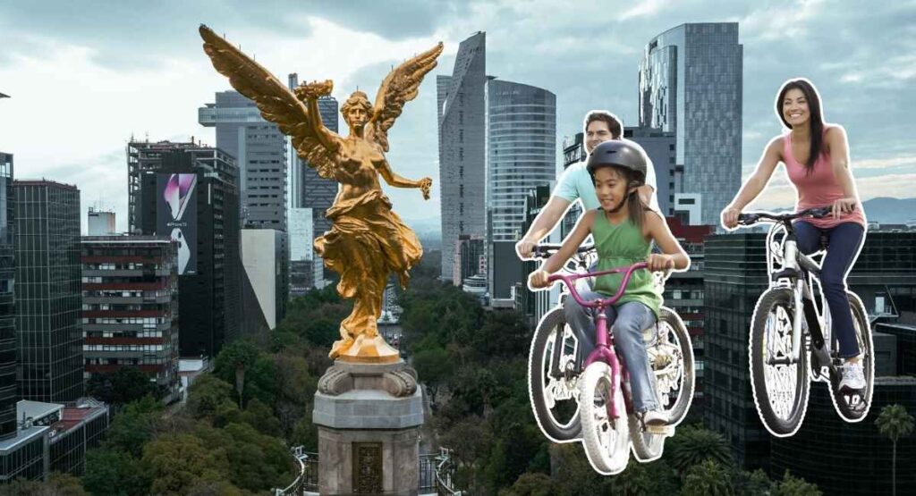 Paseo dominical en CDMX