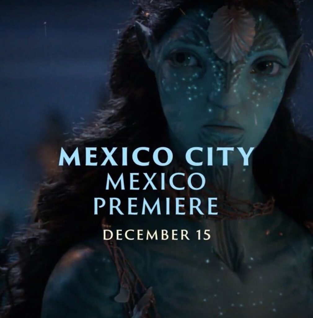 Fecha y lugar Premiere de Avatar 3 en México