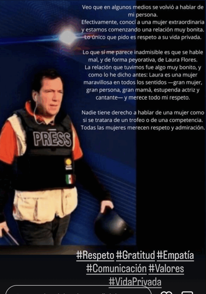 ¿Qué dijo Lalo Salazar de Laura Flores?