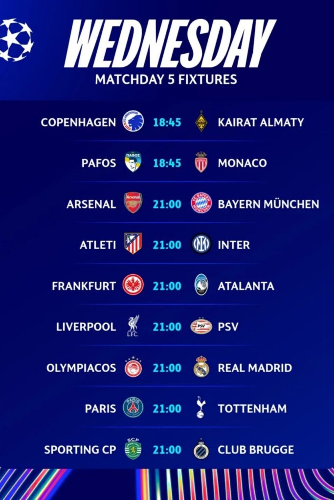 donde ver en vivo los partidos de champions hoy 26 de noviembre