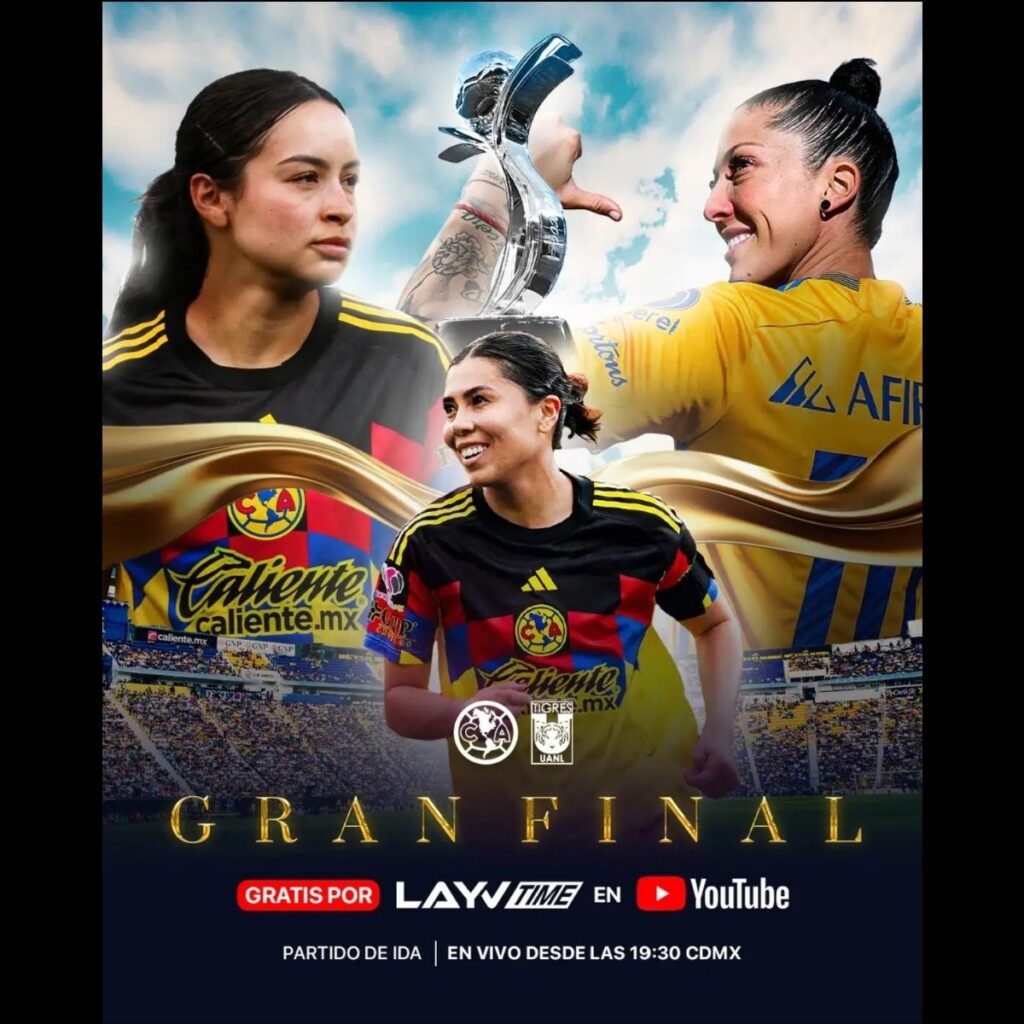 donde ver gratis america tigres femenil final