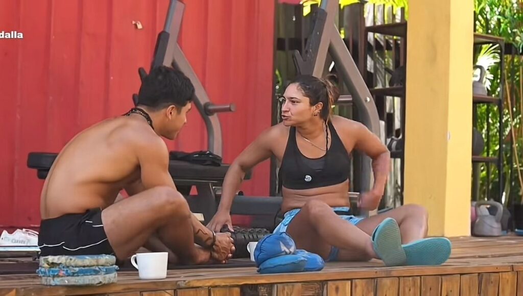 doris y koke vislumbra otra eliminacion azul en exatlon mexico 2025