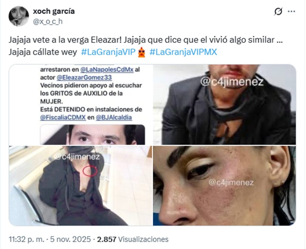 Eleazar Gómez provoca La Granja VIP