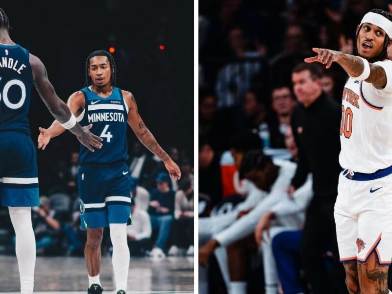 Knicks vs Timberwolves dónde ver en vivo hoy el juego de la NBA