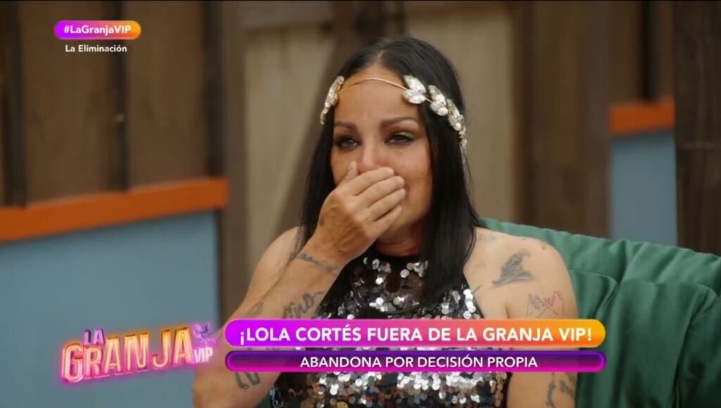 Lola Cortés revela por qué la que abandonó La Granja VIP