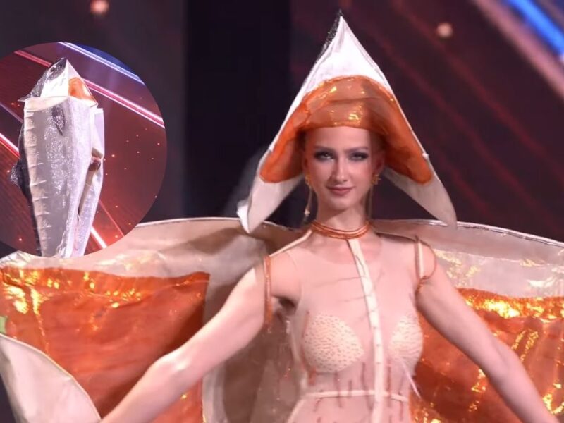 Miss Noruega en traje típico 2025