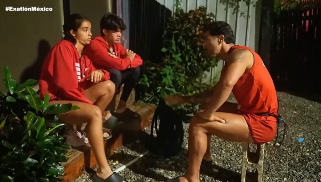 mono osuna habla con benyamin y karol en exatlon mexico