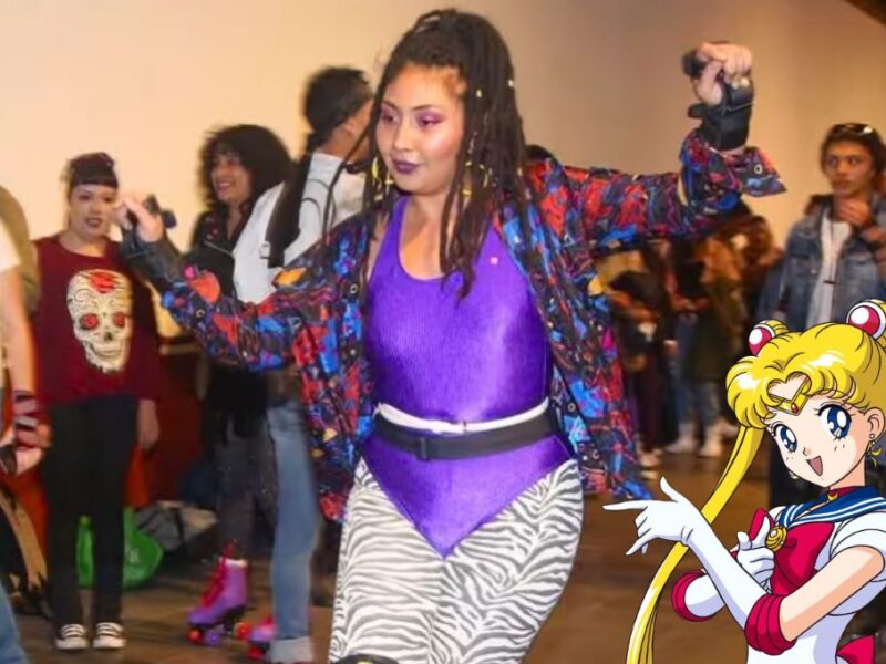 Patinaje de Museo Franz Mayer con temática de Sailor Moon