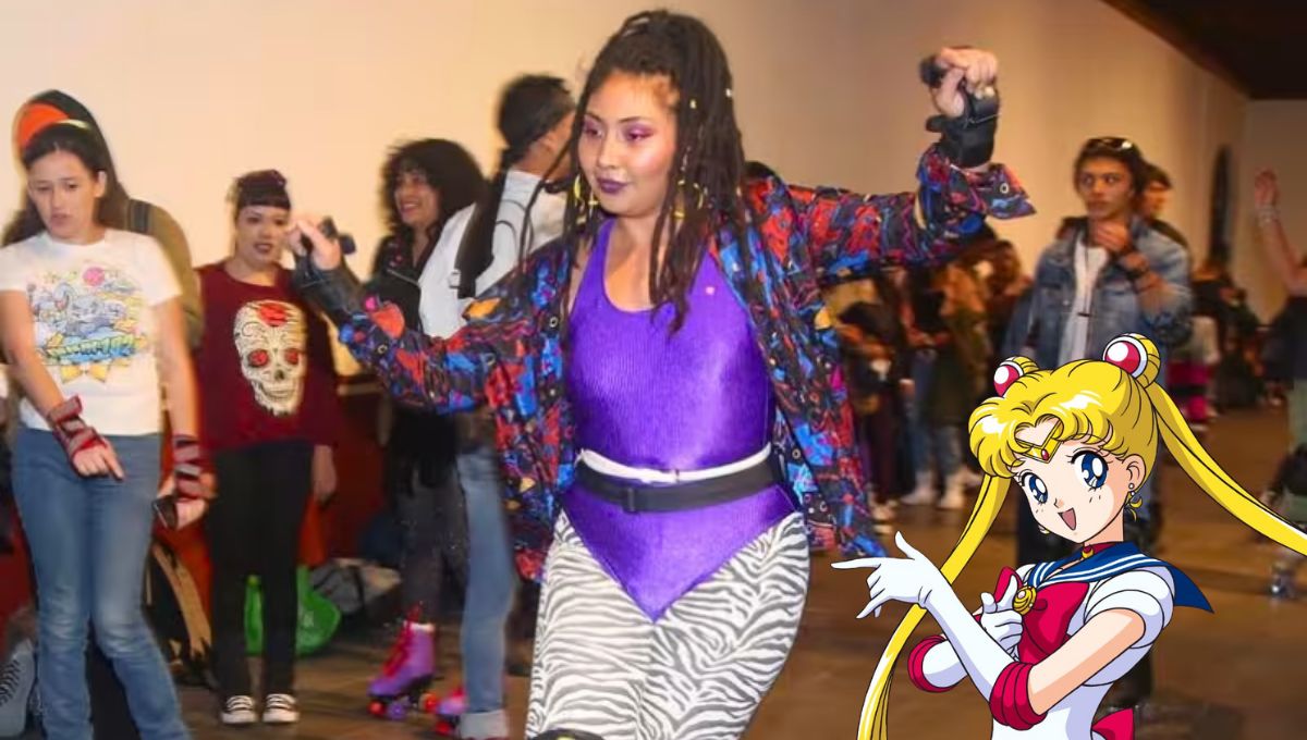 Patinaje de Museo Franz Mayer con temática de Sailor Moon