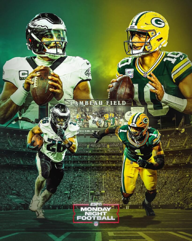 Packers vs Eagle hora y dónde ver en vivo