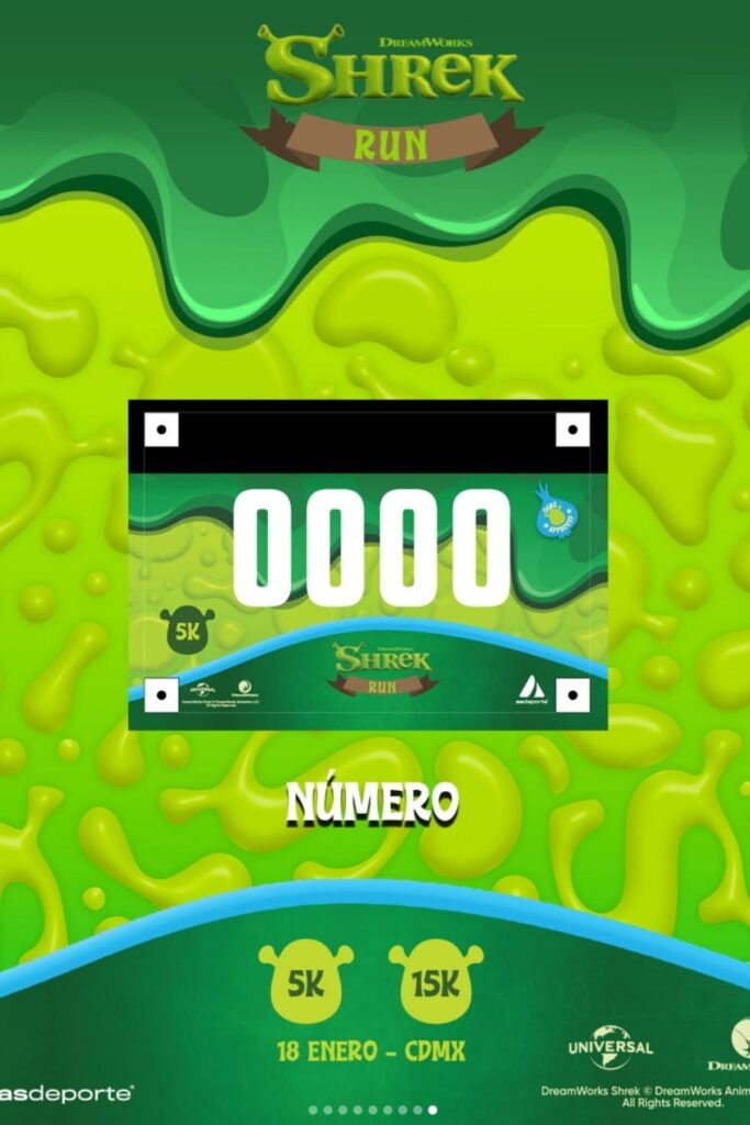 precios e inscripcion de carrera de shrek en cdmx 2026