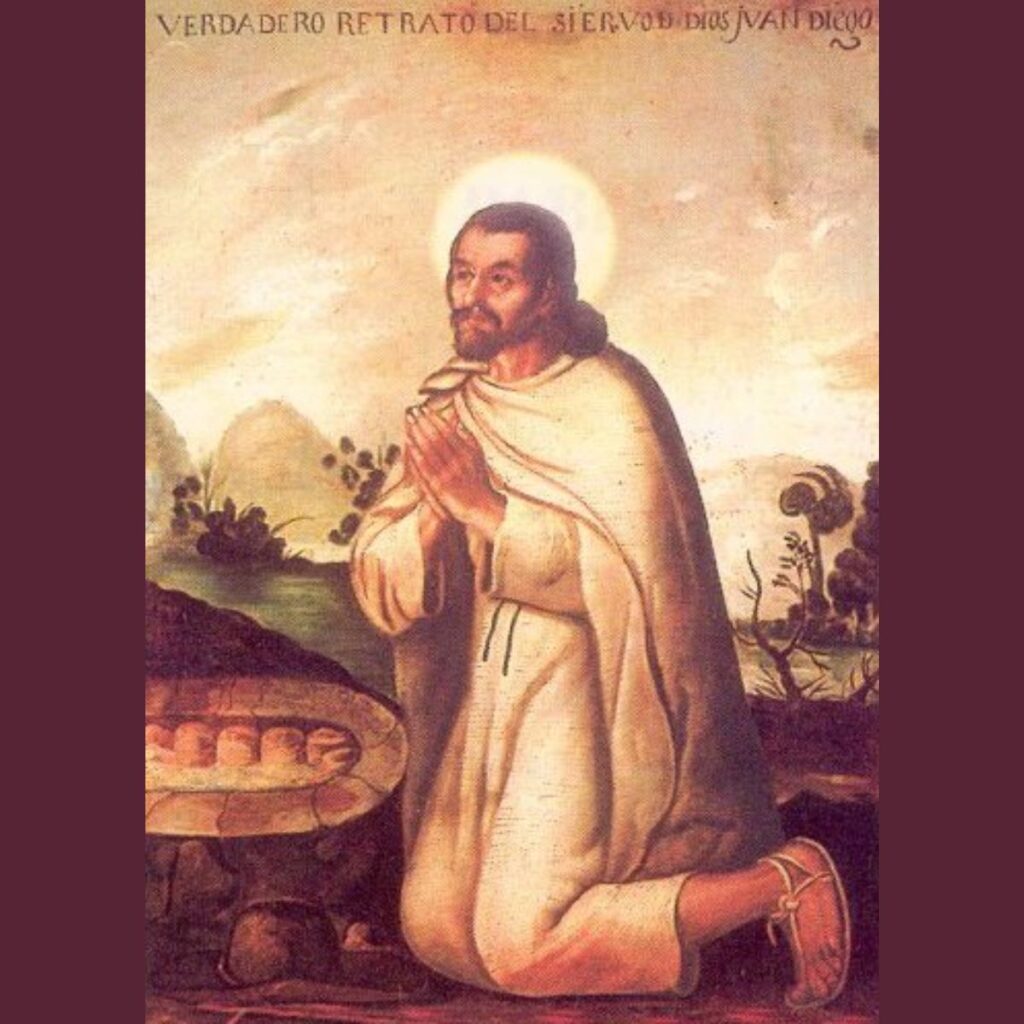 Oración para hoy a San Juan Diego santo del día 9 de diciembre