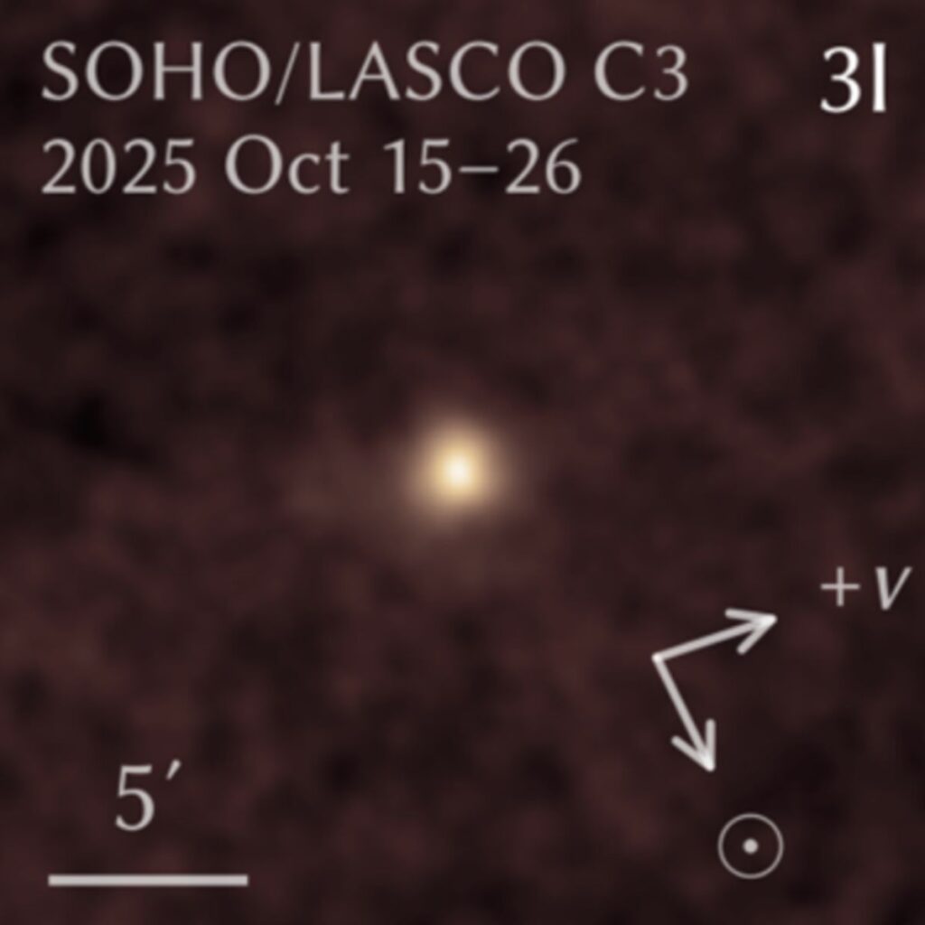 Ubicación y cómo ver el cometa 3I Atlas hoy 3 de diciembre